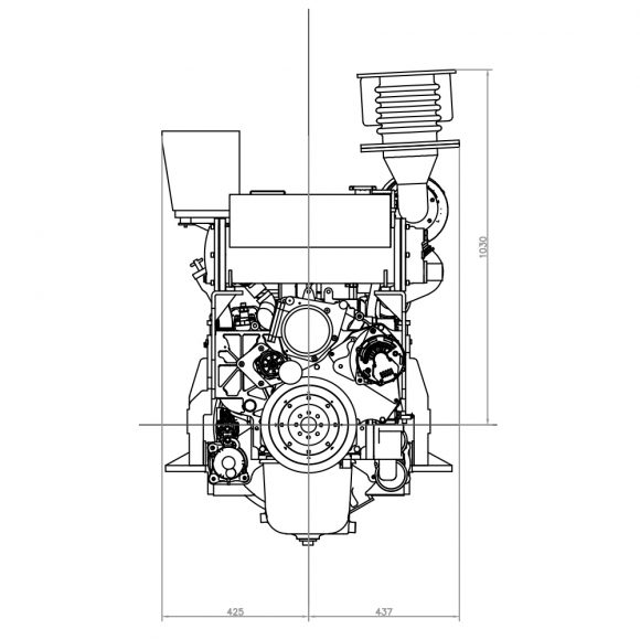 Motor-Marino-YTO-YM6S4W-C260-frente