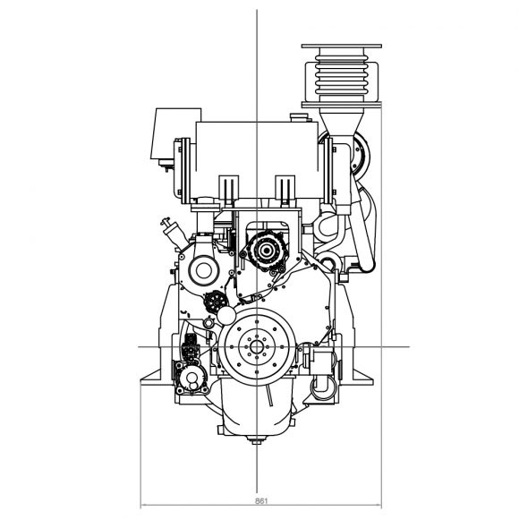 Motor-Marino-YTO-YM6S9W-C400-frente